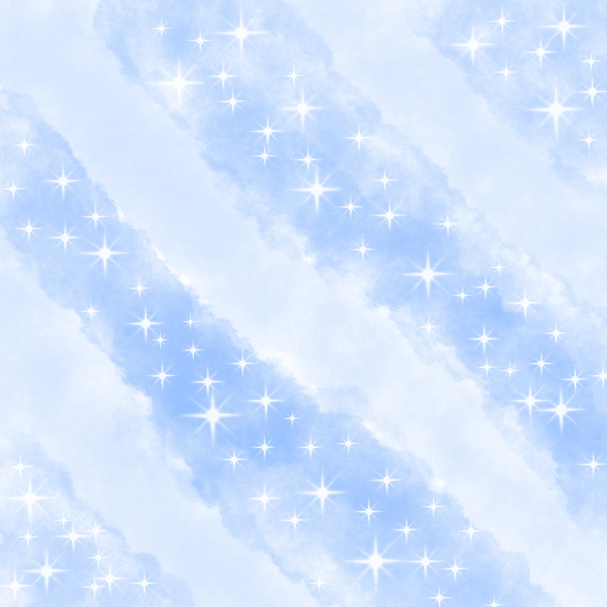 Blue pastel universe watercolor background.